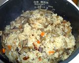 焼き豚で♪中華風炊き込みおこわ作り方11写真