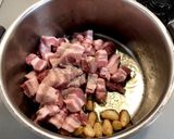 豚バラ肉のトマトソースパスタ作り方2写真