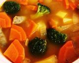 カニ缶で★白菜たっぷり醤油鍋作り方6写真