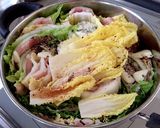 豚肉と白菜のミルフィーユ鍋(やや和風)作り方2写真