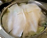 豚肉と白菜のミルフィーユ鍋(やや和風)作り方6写真
