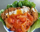 トンカツリメイク✿トマトソースかけ作り方6写真