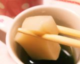 電子レンジで簡単！お雑煮風スープ ♪作り方5写真