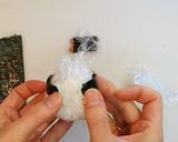 三角おにぎりde殿様おにぎり！？キャラ弁作り方5写真