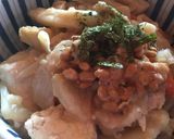 汁なし納豆けんちんうどん作り方2写真