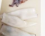 イカと長ネギでサッとトマト煮作り方1写真