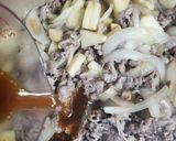 りんごと牛肉の炒めもの作り方7写真