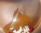 小えびと 青菜のにんにく炒め作り方2写真