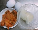 普通の トロトロ かつ丼作り方1写真