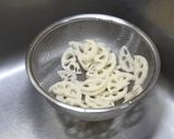 レンコンの酢しょうゆ和え作り方1写真