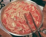 本格簡単！シーフードトマトスープパスタ作り方11写真