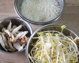 豆もやしの炊き込みご飯。〜コンナムルパブ作り方1写真