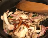 間違いない♡きのことベーコンの和風パスタ作り方5写真