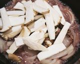 野菜たっぷり・ビーフストロガノフ。作り方5写真