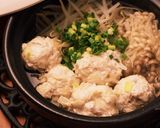 喉ごし◎絶品つみれ鍋☆餃子の皮が決め手作り方4写真