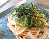 【糖質制限】絶品！たらこイカしそパスタ作り方5写真
