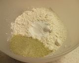 抹茶くず湯粉末でもっちりパンケーキ作り方1写真