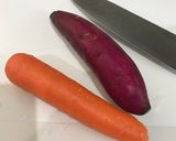 レンチン★さつまいもとにんじんのきんぴら作り方1写真