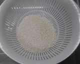 目盛りのない炊飯器で炊く赤飯作り方1写真