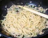 トロトロがたまらん♪ツナと卵の和風パスタ作り方3写真