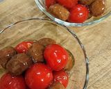 ミートボールとトマトのオーブン焼き♪作り方2写真