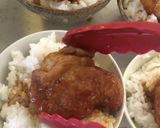 味噌チキン丼作り方4写真