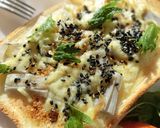 味付たら×れんこんの和トースト作り方7写真