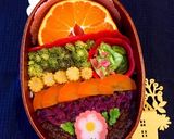 スープカレーの野菜でレインボー弁当♫作り方4写真