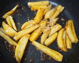 レンコンの甘辛炒め♪サクサク食感♪作り方5写真