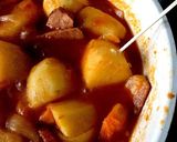 カリフラワーとジャガイモのケチャップ煮作り方10写真