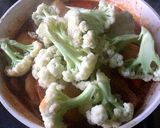 カリフラワーとジャガイモのケチャップ煮作り方11写真