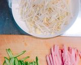 レンジで3分！もやしの辛味ダレ和え作り方1写真