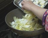 白菜と蛸のバタポン炒め作り方4写真