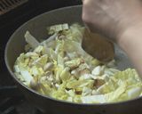 白菜と鮭のクリーム煮作り方7写真