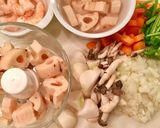 蓮根ホワイトソースの冬野菜熱々グラタン作り方1写真