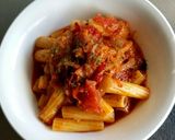ツナとトマトソースのペンネ作り方9写真