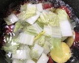さつまいもと白菜の味噌汁〜牛乳隠し味〜作り方3写真