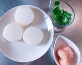 大根の鶏そぼろあんかけ作り方1写真