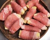 林檎の豚肉巻き天ぷら作り方2写真