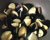 豚こま茄子のしょうが焼き作り方3写真
