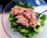 葉も丸ごと!セロリとツナのマヨぽんサラダ作り方4写真