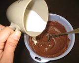 バレンタイン☆1歳の娘の手形入り生チョコ作り方2写真