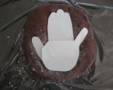 バレンタイン☆1歳の娘の手形入り生チョコ作り方7写真