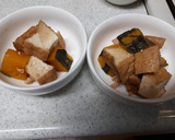 かぼちゃと厚揚げのそぼろあんかけ作り方7写真