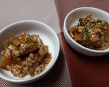 かぼちゃと厚揚げのそぼろあんかけ作り方9写真