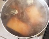 豚ブロックの簡単な紅茶煮作り方2写真