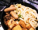 プルコギ肉と好きな具で*すき焼きうどん風作り方2写真
