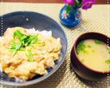 #簡単 #親子丼 &あさりの味噌汁定食☆作り方10写真