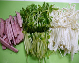 簡単！豆苗とエノキのイタリアンソテー作り方1写真