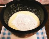 一番簡単！炊飯器でノンオイルHM卵ケーキ作り方3写真